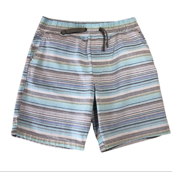 U.S. Polo Assn. Boy’s Striped Surf Pull-On Shorts - Picture 1 of 6